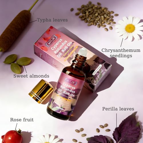Cyperus Rotundus Serum Roll-On ? Post Hair Removal Soothing Care, Natural Plant-Based Formula for Sensitive Skin, Non-Greasy Daily Skin Comfort (1)