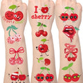 Cherry Temporary Tattoo Stickers - 200+ Piece Set