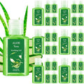 24 Pcs Mini Aloe Vera Gel for Skin Travel Size 1 oz Sunburn Treatment Party Favors Mini Moisturizer Travel Size Lotion Bulk for Thank You Gifts Wedding Beach Summer Flamingo Party Supplies