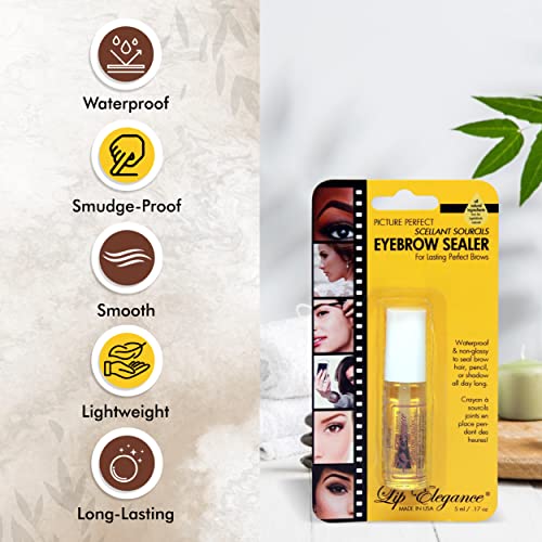 Eyebrow Sealer ? Clear Waterproof Brow Gel for Extreme Hold, 0.17 Ounce