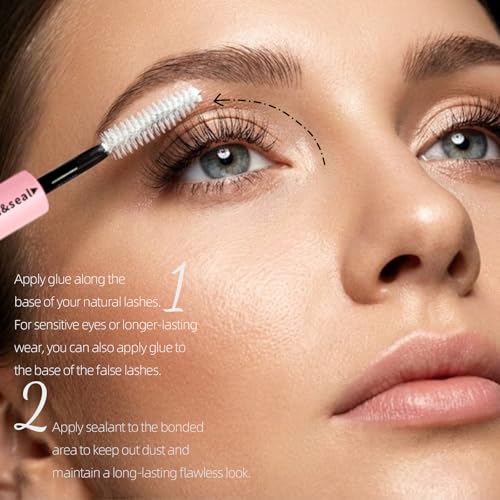 FANTASY&Co. Lash Clusters Kit 280 Pcs with Bond & Remover