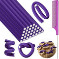 30pc 7" Flexible Foam Hair Rollers No Heat Curling Rods