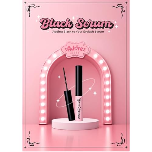 Adore Black Lash Serum ? Nourishing Eyelash Serum with Panthenol & Hyaluronic Acid, Conditions and Defines for Fuller-Looking Lashes, 5g / 0.17oz