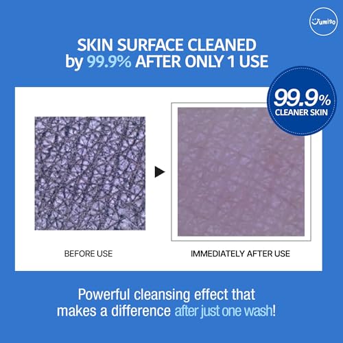 JUMISO Pore-Purifying Salicylic Acid Foaming Cleanser - Korean Face Wash with 0.5% BHA Blue Clay - Oil Control Low pH Non-Comedogenic Glass Skin Texture Improvement - All Skin Types Daily Use 4.23 oz.