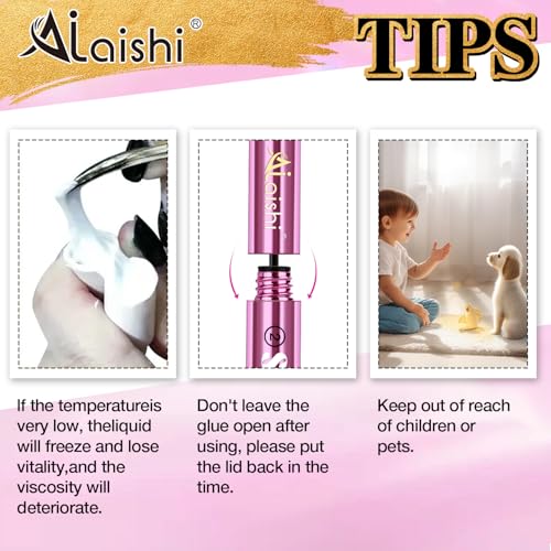 Lash Cluster Glue - 150H Waterproof Eyelash Extension Adhesive, 5ml+5ml