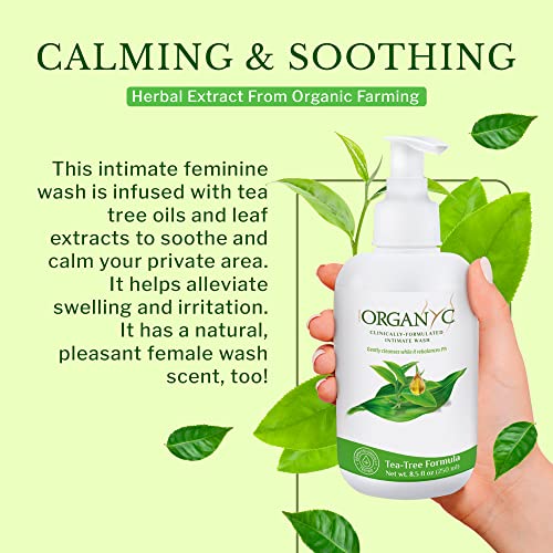 Organyc pH-Balanced Intimate Wash, 250ml – Organic Tea Tree & Botanical