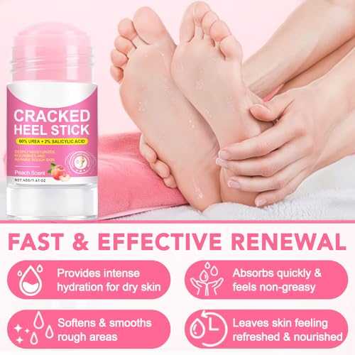 60% Urea Foot Care Stick with Salicylic Acid - Cracked Heels Relief