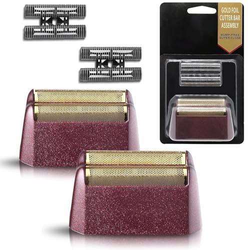2 Pack Replacement Foil and Cutter Assembly Compatible with Wahl 5 Star Shavers, Models 7031-100 7043-100 7031-200, Wahl Shaver Foil Replacement Ultra-Close Shave, Easy to Replace