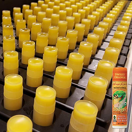 Badger Sweet Orange Cocoa Butter Lip Balm - .25oz Stick