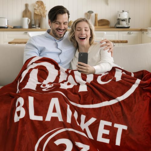 Dr Pepper XL Fleece Blanket 80”x60” - Soft Throw for Fans