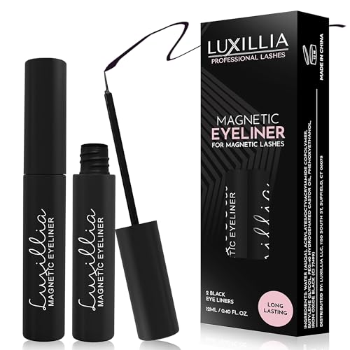 Luxillia Magnetic Eyeliner for Magnetic Lashes, Waterproof Liquid Liner