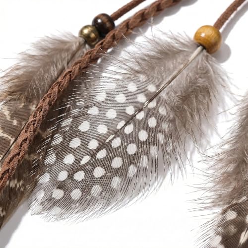 Feather Hair Clip Handmade Boho Rooster Feathers 13 inch
