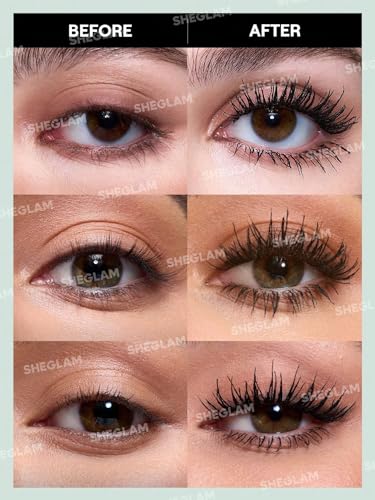 SHEGLAM 2-in-1 Volume & Length Waterproof Mascara