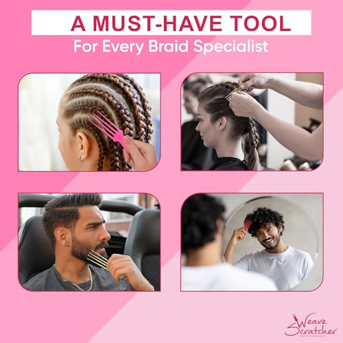 Scalp Massager & Head Scratcher for Weaves, Braids & Wigs
