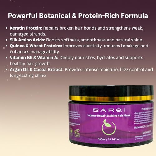 Keratin Hair Mask Deep Repair Treatment 300ml