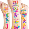 96 PCS Trampoline Temporary Tattoos for Kids Birthday Party