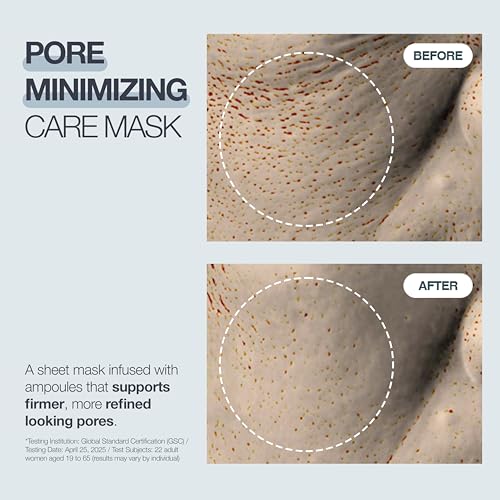 POESIA EGF Cooling + Recovery Sheet Mask Set ? -8¡ÆC Instant Chill | Korean Pore-Refining Face Mask with Allantoin, Witch Hazel & Ceramides | 5 Sheets | Soothes, Brightens, Tightens