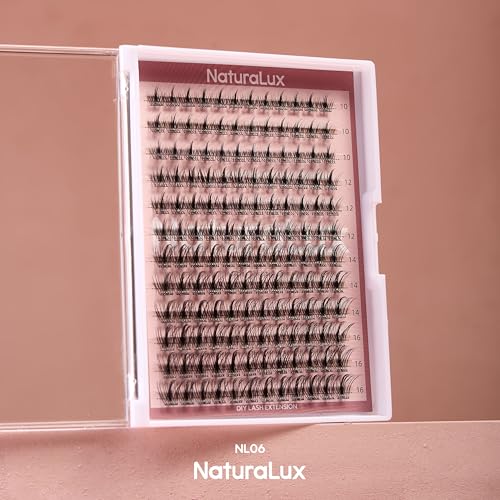 NaturaLux Natural Manga Lash Clusters 144pc Mixed Kit