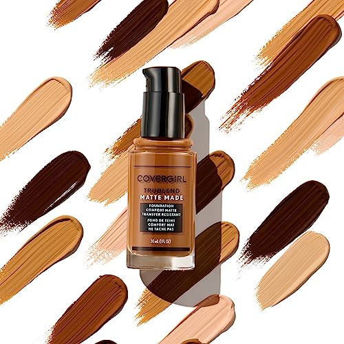 Covergirl Trublend Matte Made Liquid Foundation, D90 Espresso, 1.014 Fl Oz (Pack of 2)