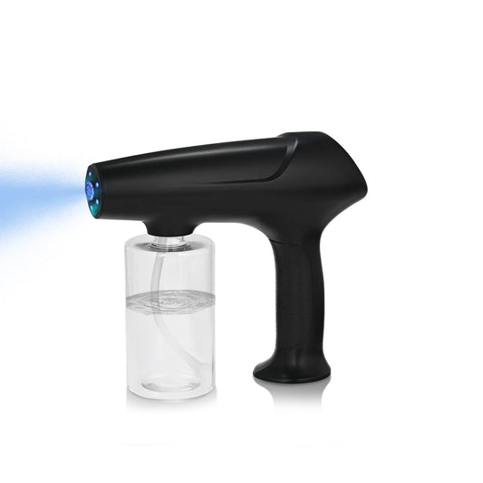 Hovinke Barber Spray Bottle with Blue Light, Rechargeable Electrostatic Atomizer Sprayer, Nano Mist Sprayer for Stylist,Barber and Home Use