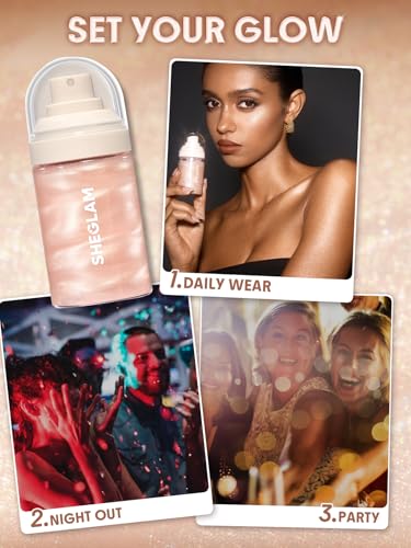 SHEGLAM Light Me Up Luminous Setting Spray - 24K Gold Infused