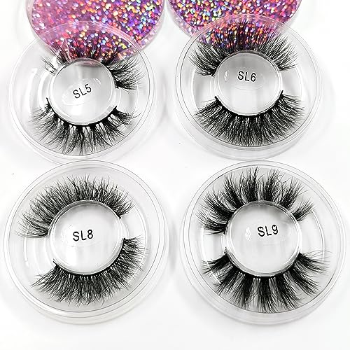 Eyelashes Wholesale Natural Look False Lashes 3D Fluffy Eyelashes Bulk 10 Styles(20 pairs)