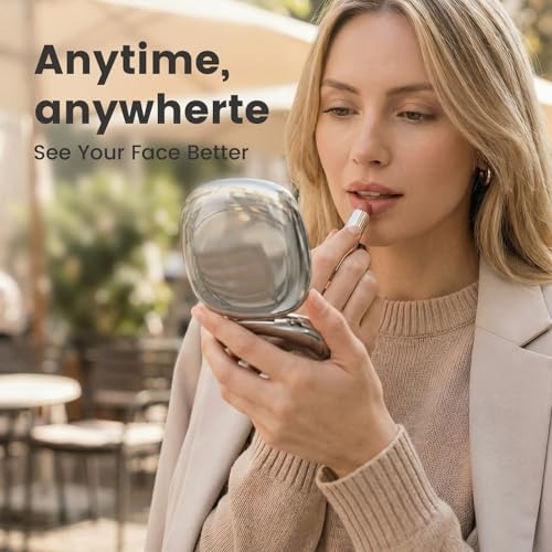 FRANO 10X Magnifying Makeup Mirror with Dimmable LED Light