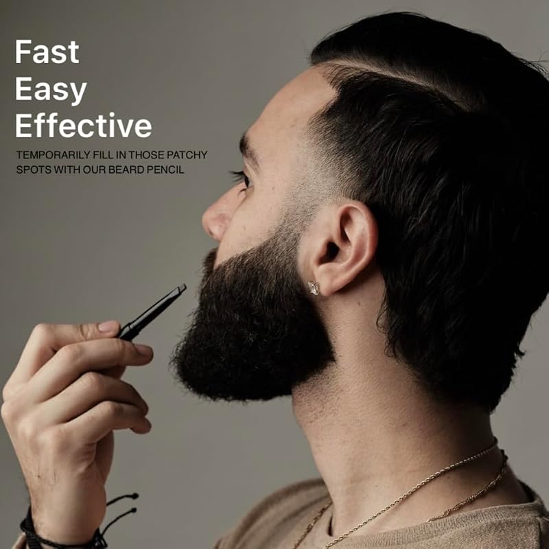 Beard Pencil Filler - Waterproof Dual-Ended for Men
