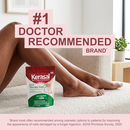 Kerasal Foot Therapy Soak with Epsom Salt & Tea Tree Oil, 2 lbs