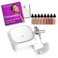 Aeroblend Airbrush Makeup Kit with 8 Shades & Compressor