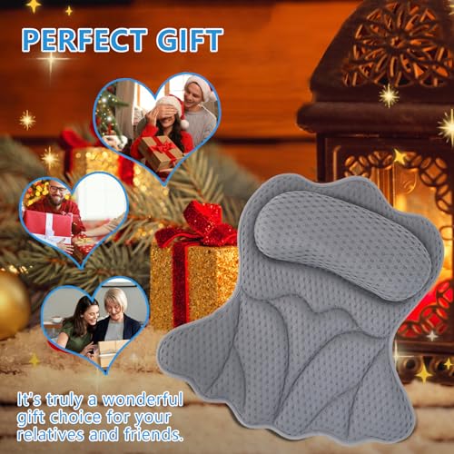 Bath Pillow for Tub with Neck & Back Support