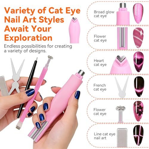 ESUOHYM Cat Eye Magnetic Nail Art Kit - Variation 01