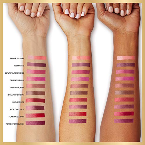 L¡¯Or?al Paris Age Perfect Luminous Hydrating Lipstick, Plum Wine, 0.13 oz.