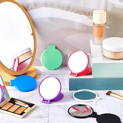 Jetec 12-Pack Compact Folding Pocket Mirrors, Bulk Mini Makeup