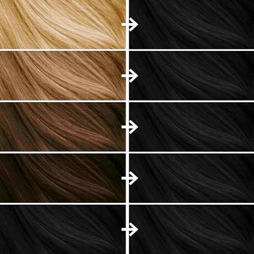 Bleach London Glossy Black Permanent Hair Dye Kit