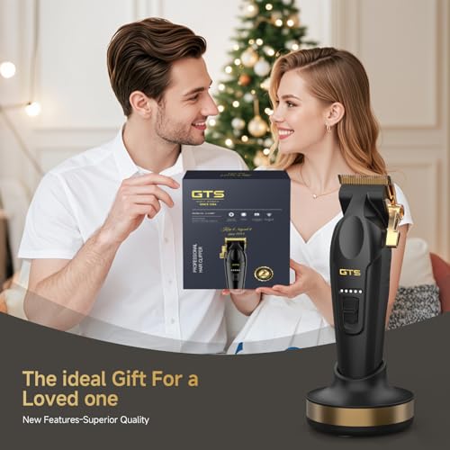 Hair Clippers for Men, Beard Trimmer Hair Clippers for Men, Professional Hair T-Blade Trimmer Cordless Rechargeable Edgers Clippers Electric Beard Shaver