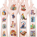 40Pcs Zootopia Temporary Tattoo Stickers for Kids