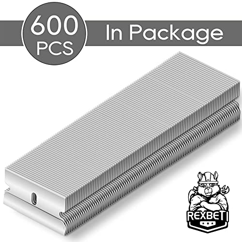 REXBETI 600PCS Single Edge Razor Blades, Industrial , Box Cutter Replacement Blades, Glass Scraper Blades
