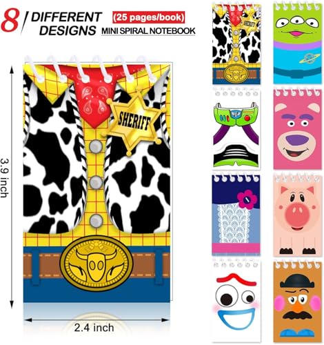 Toy Inspired Story Birthday Party Mini Notepads - 24 Pack