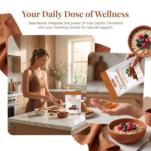 Ceylon Cinnamon Softgels with MCT Oil - 300 Capsules