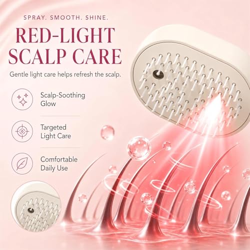 Rohxizw Electric Spray Air Cushion Hair Brush - Rechargeable & Self-Cleaning