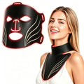 LED Light Therapy Mask - Red Blue Infrared 4 Modes