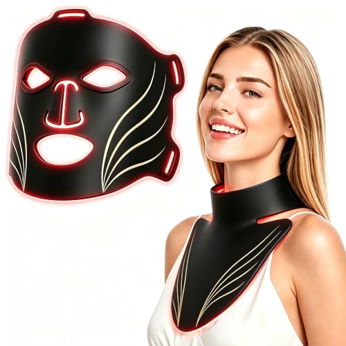 LED Light Therapy Mask - Red Blue Infrared 4 Modes