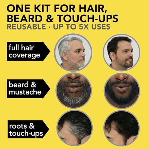Cleverman Dark Brown Beard Dye for Men - 5 Uses