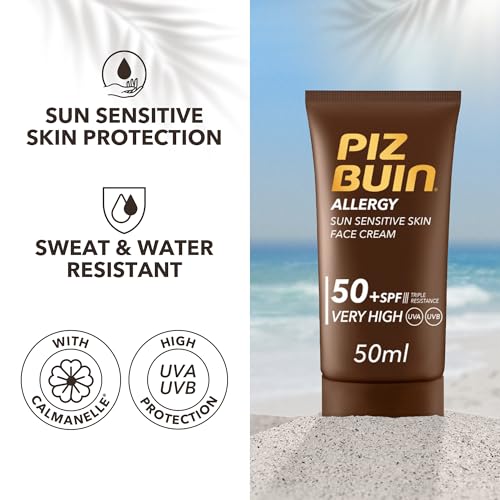 Allergy by Piz Buin Face Cream SPF50+ 50ml
