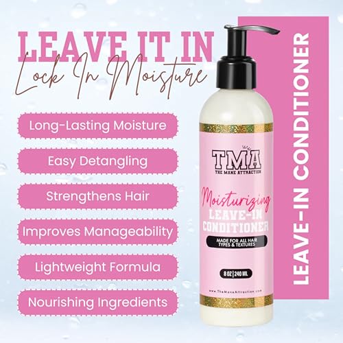 Moisturizing Leave-In Conditioner for Curly Hair - Frizz Control & Hydration