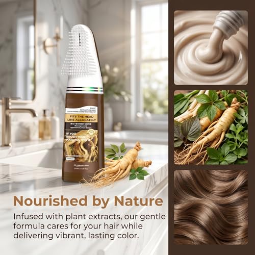 Hair Dye Comb Kit - Ash Brown & Ash Blonde, Long-Lasting
