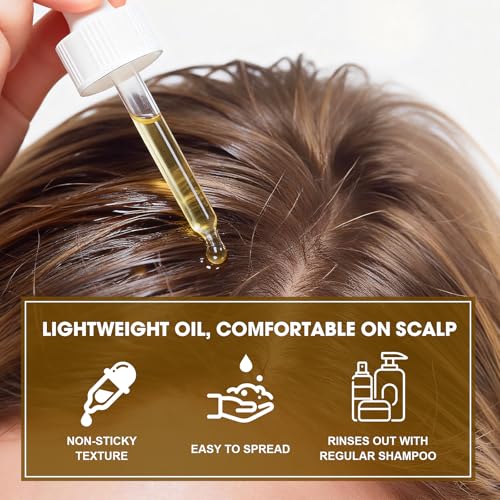Onion Oil for Hair & Scalp - Nourishing Blend with Coconut & Rosemary, 60ml