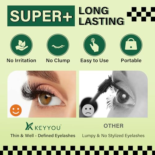KEYYOU Lash Bond and Seal - 2-in-1 Latex-Free Glue, 10ml