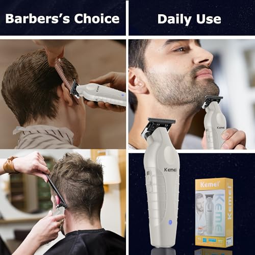 KEMEI PG2299 Cordless Beard Trimmer for Men